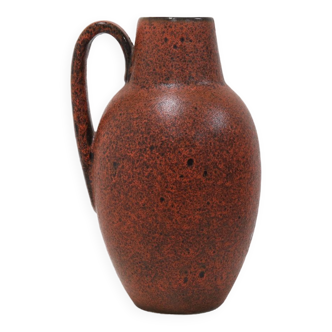 Grand vase en poterie en grès allemand des années 1960