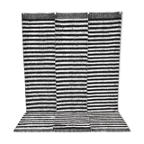7x10 Chunky Wool Striped Handmade Rug, 206x295Cm