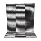 7x10 Chunky Wool Striped Handmade Rug, 206x295Cm