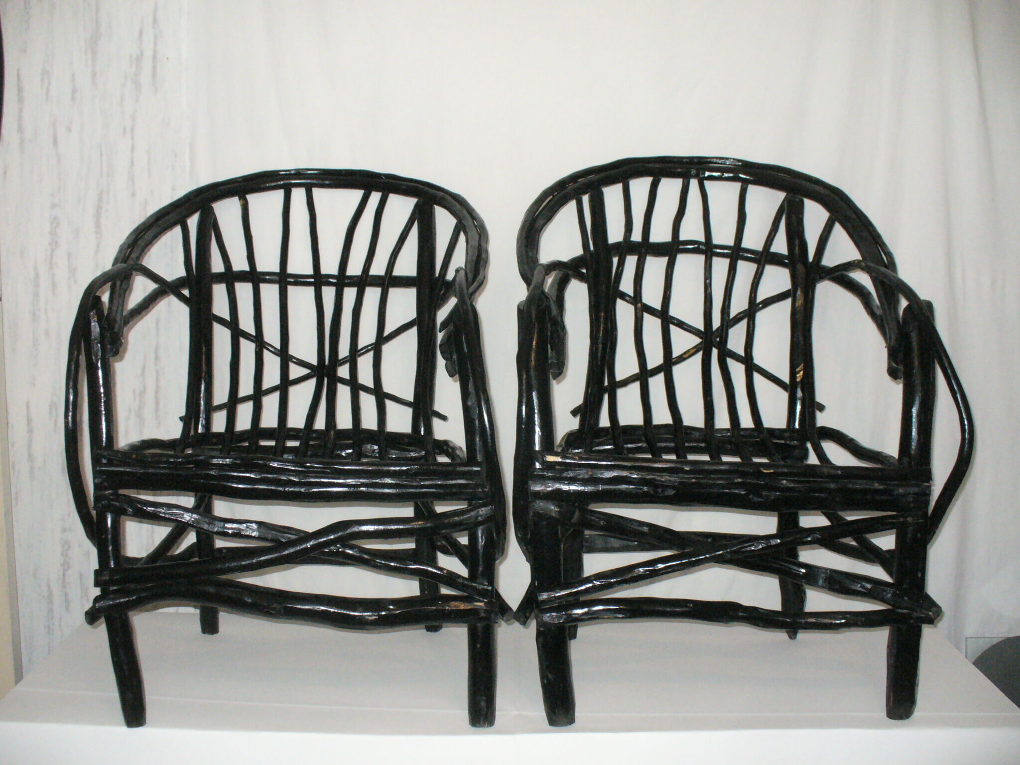 Paire de fauteuils de jardin  des années 50