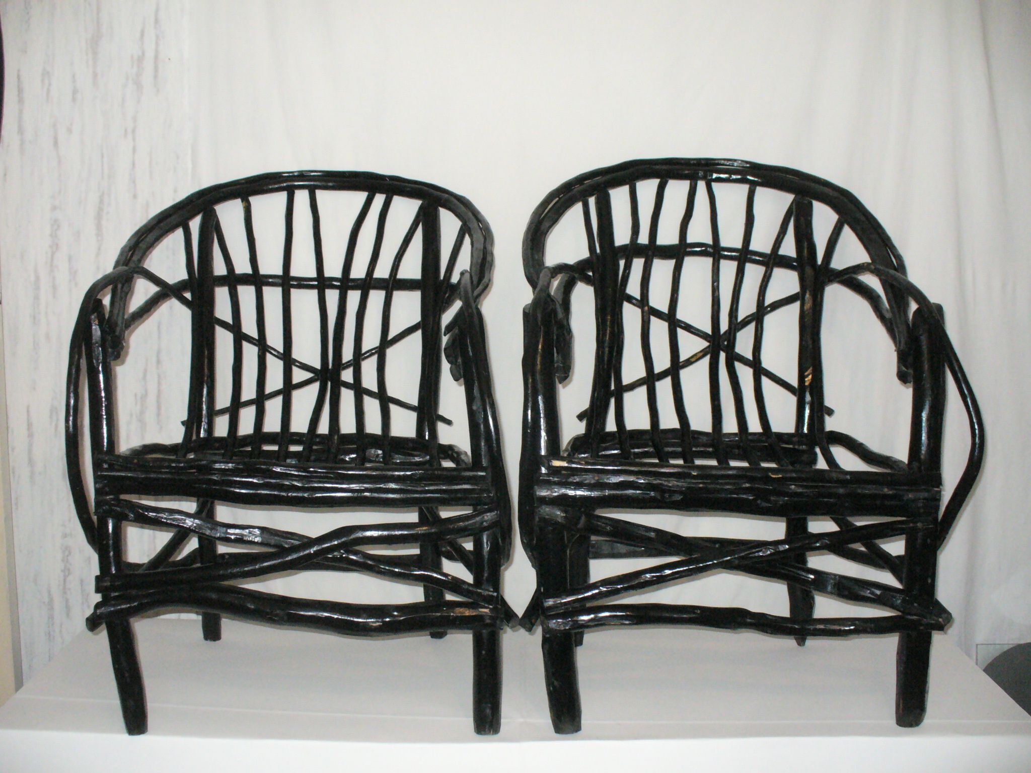 Pair of garden armchairs from the 50s