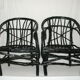 Paire de fauteuils de jardin  des années 50