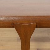 Table basse vintage en teck par Johannes Andersen pour CFC Silkeborg, Danemark, 1960s