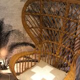 Rattan armchair  Gio Ponti