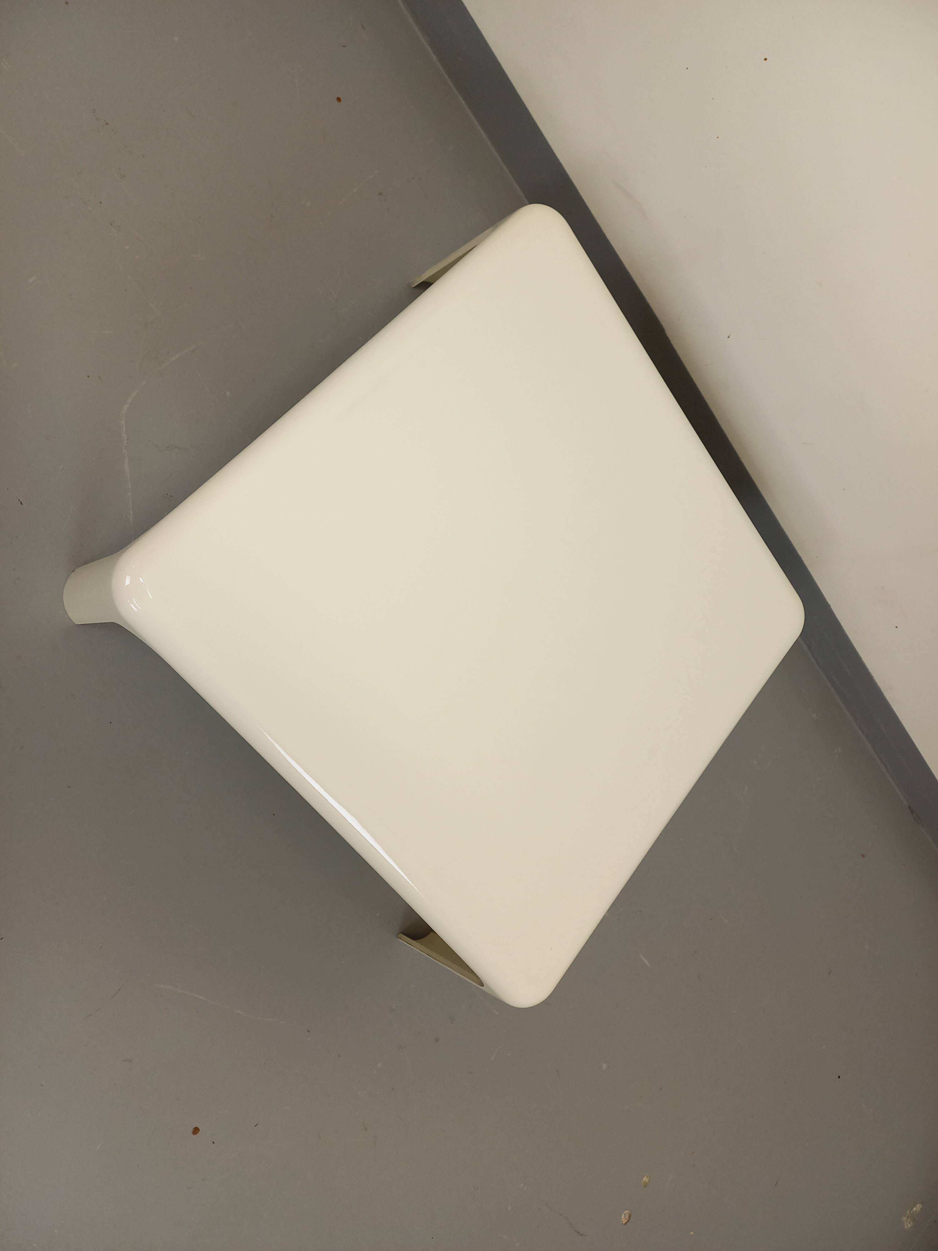 Vintage Italian Demetrio 70s Square Coffee Table by Vico Magistretti