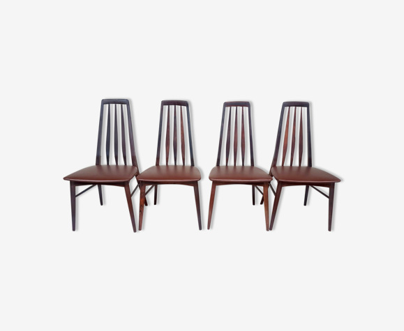Lot de 4 chaises de Niels Koefoed pour Koefoeds Hornslet.