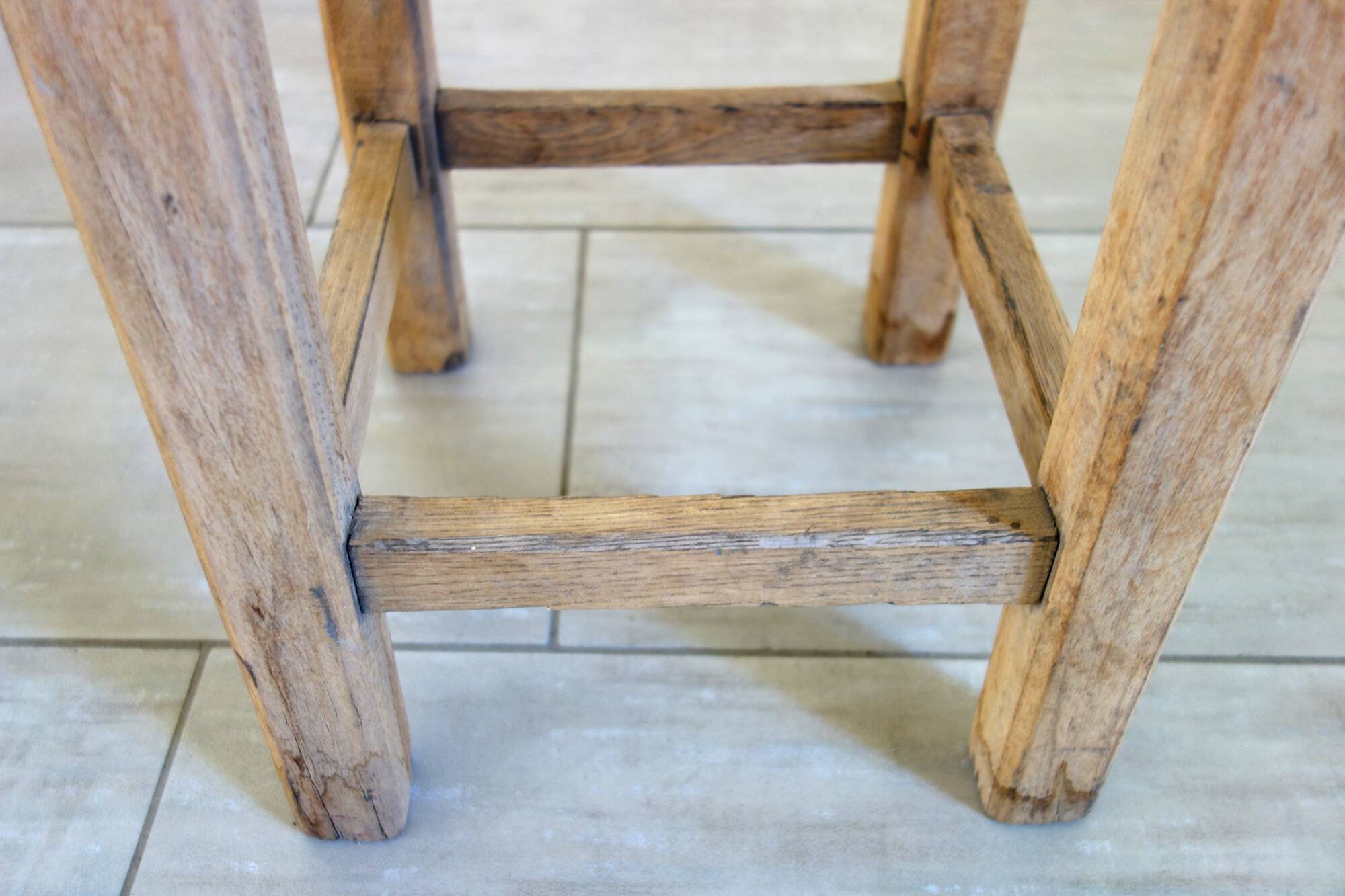 Antique PTT workshop stool