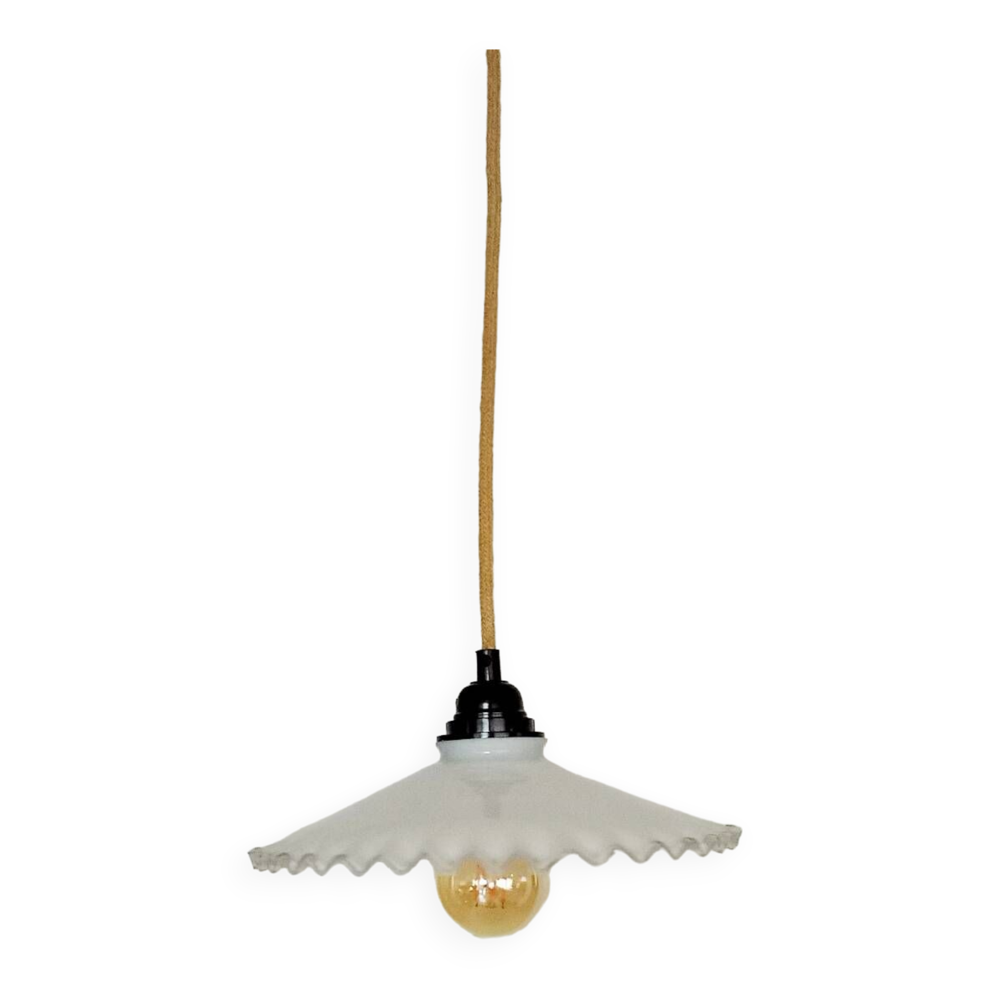 Opaline pendant light