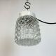 Vintage White Porcelain Pendant Light, 1970s