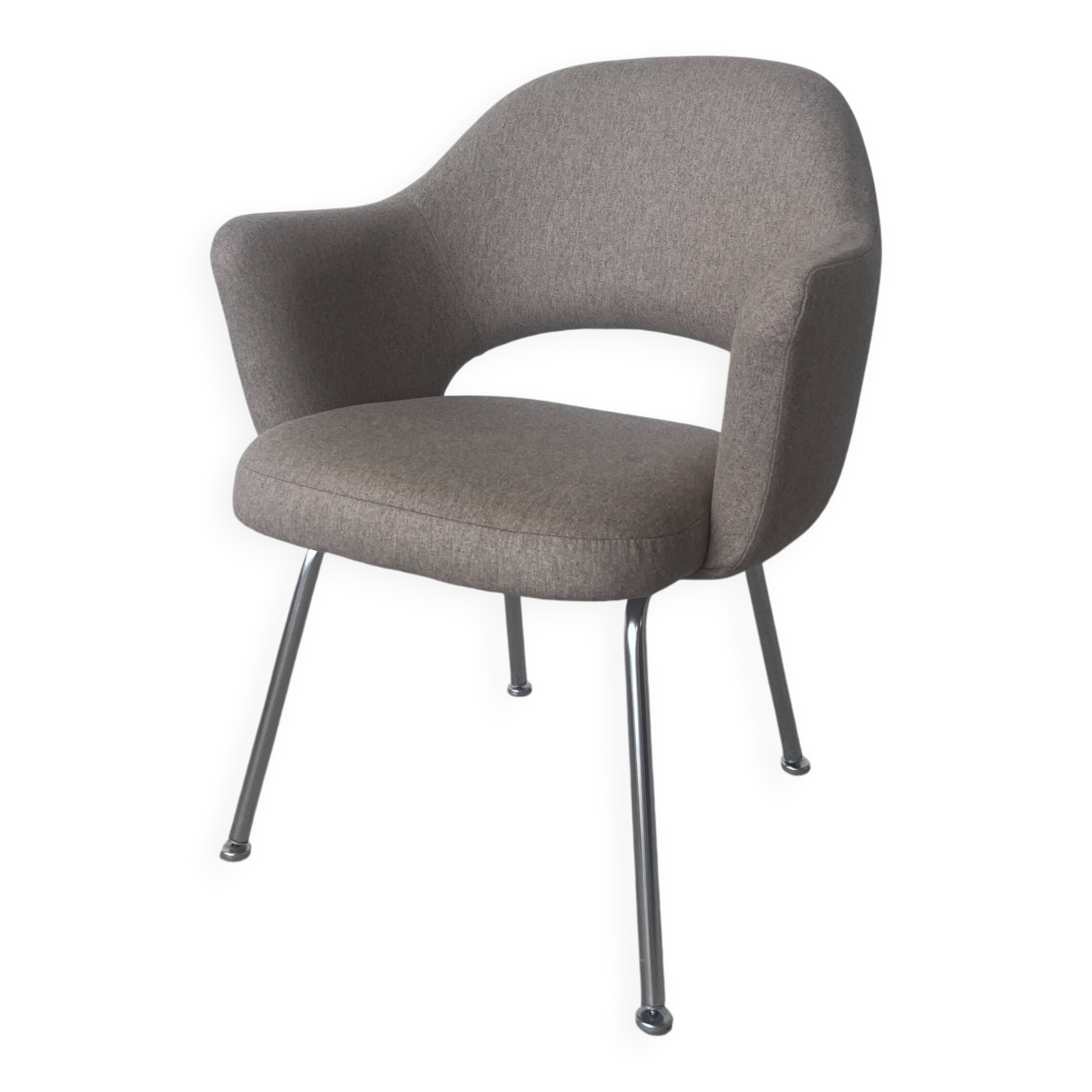 Eero Saarinen fabric armchairs