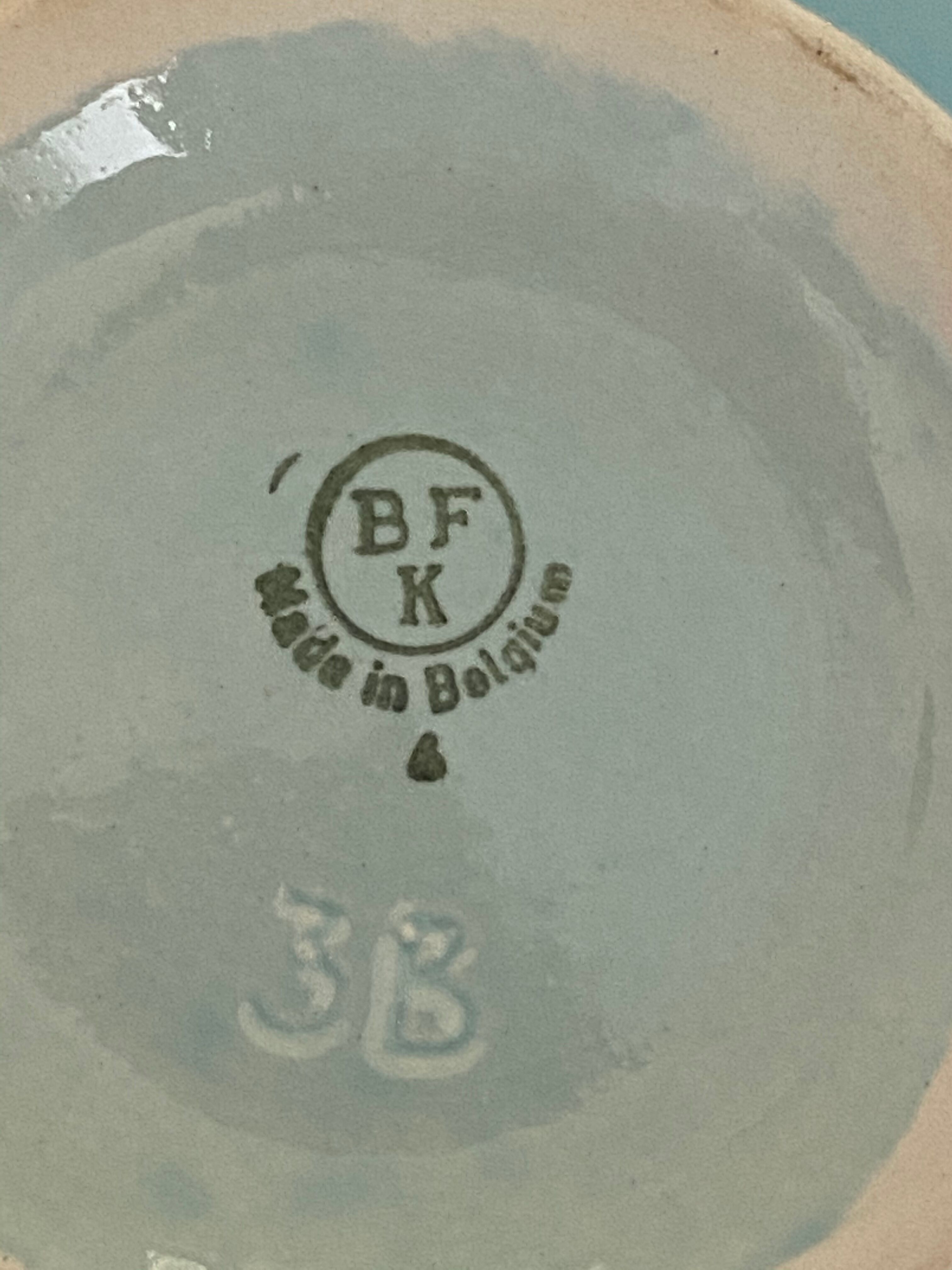 Set of 6 old Boch Brothers bowls