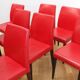 Set of 8 Liz chairs, Poltrona Frau