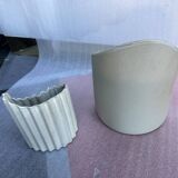 Pair of contemporary designer vases by Bloomingville
