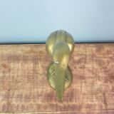 Vintage brass heron
