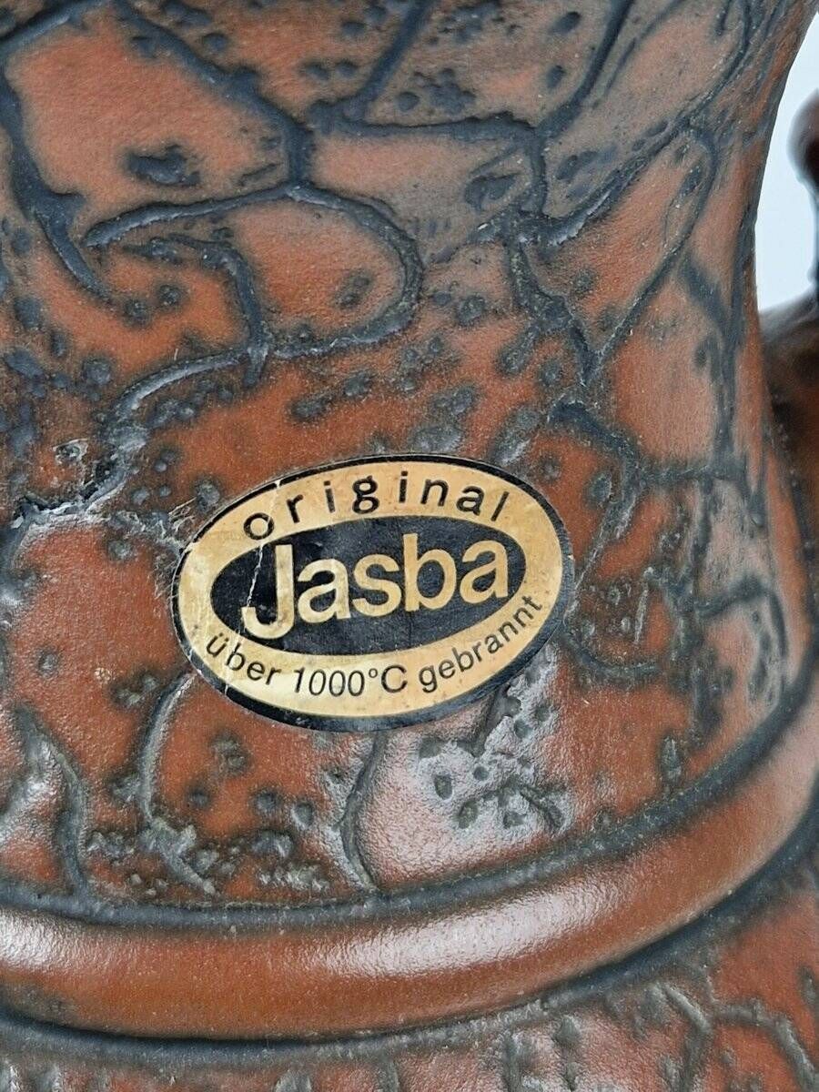 Vintage Fat Lava Ceramic Floor Lamp from Jasba, West-Germany, 1970s