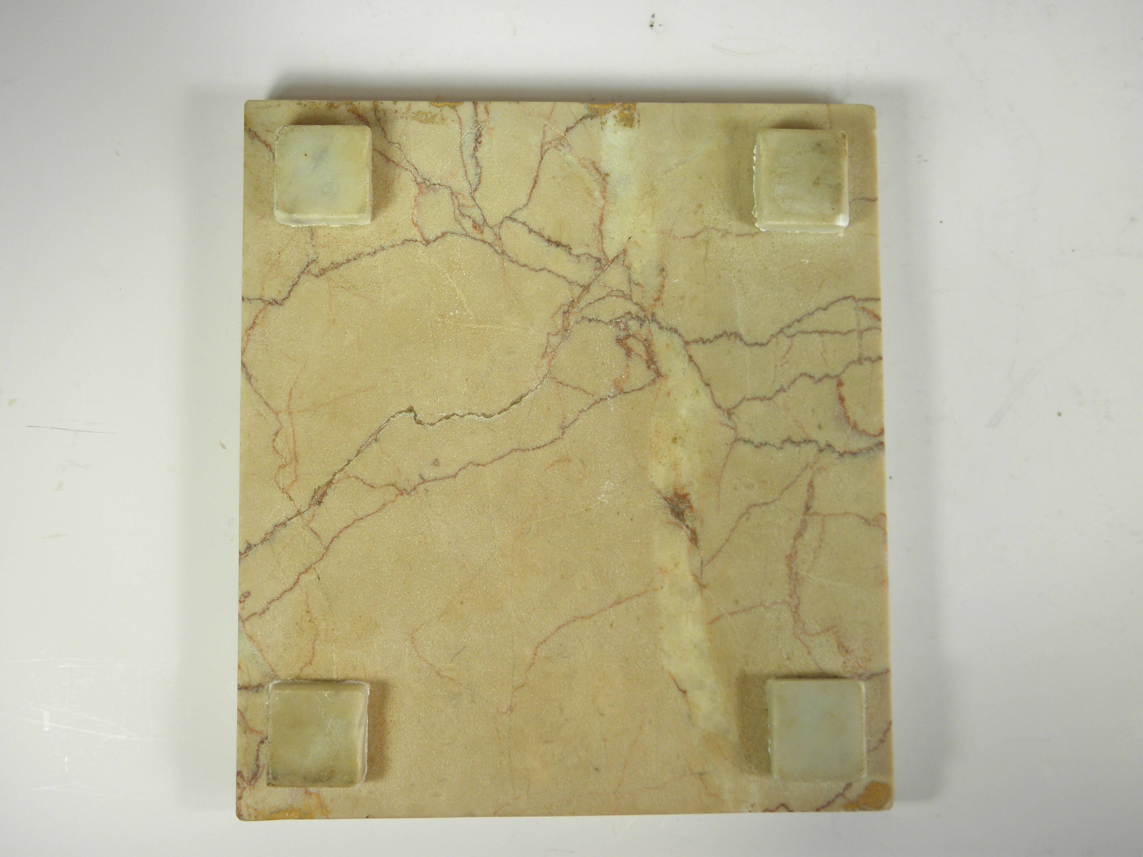 Marble trivet 20 x 20 cm