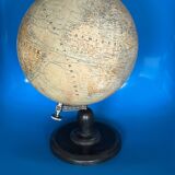 Terrestrial globe World map J. Forest, Girard and Barrere Paris 19th