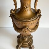 Vase cassolette regulated patina bronze vintage