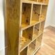 Art Deco library in elm and beech wood