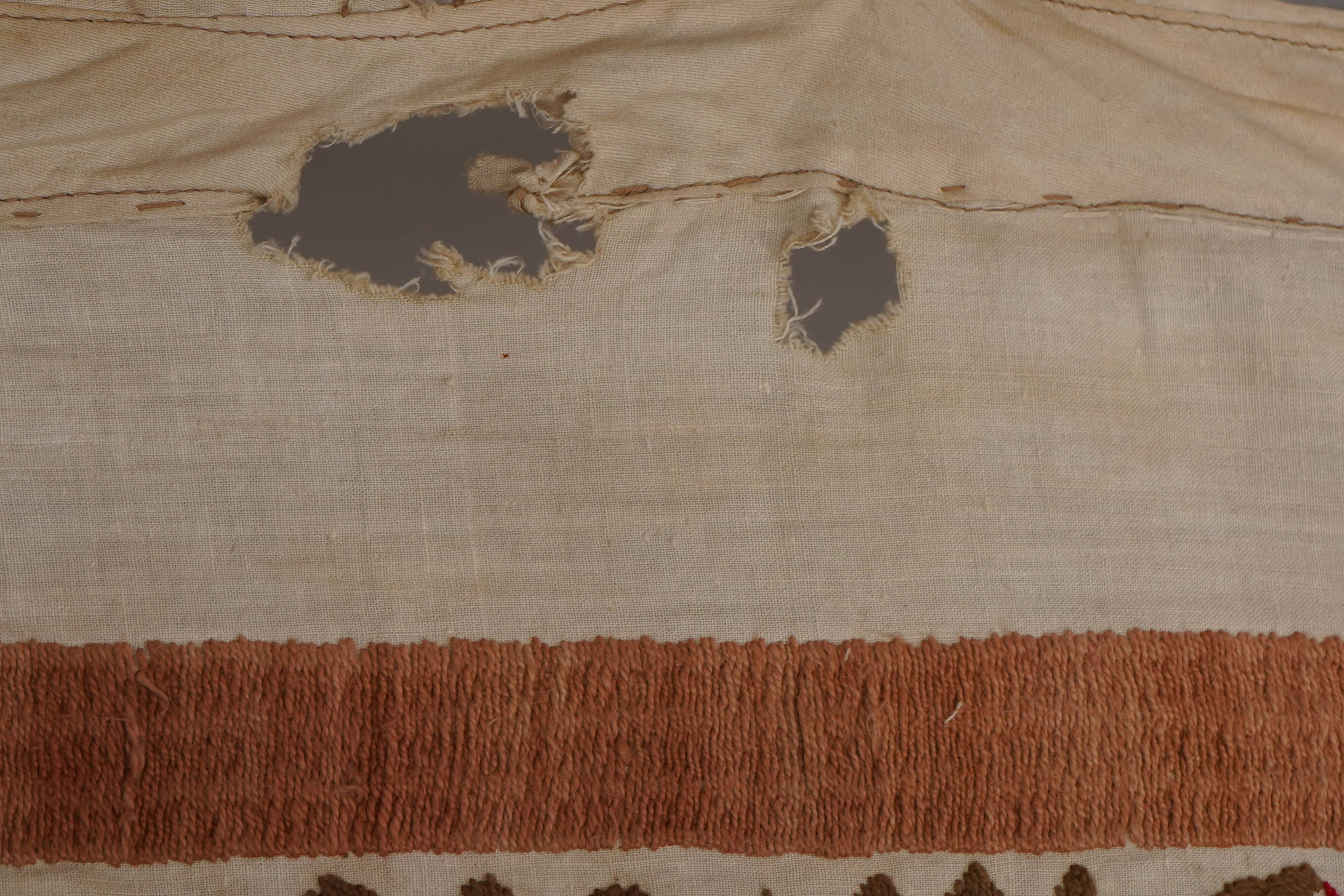 Hand-knotted rug, vintage Turkish rug 228x355 cm