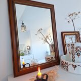 Vintage wooden mirror