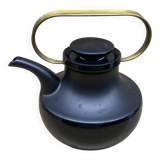 Rosenthal Black Ceramic Teapot – 1980s Limited Edition, Signed