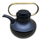 Théière en céramique noire Rosenthal – Édition limitée des années 1980, signée