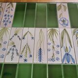 Roger Capron table in glazed green ceramic, France, vintage design.