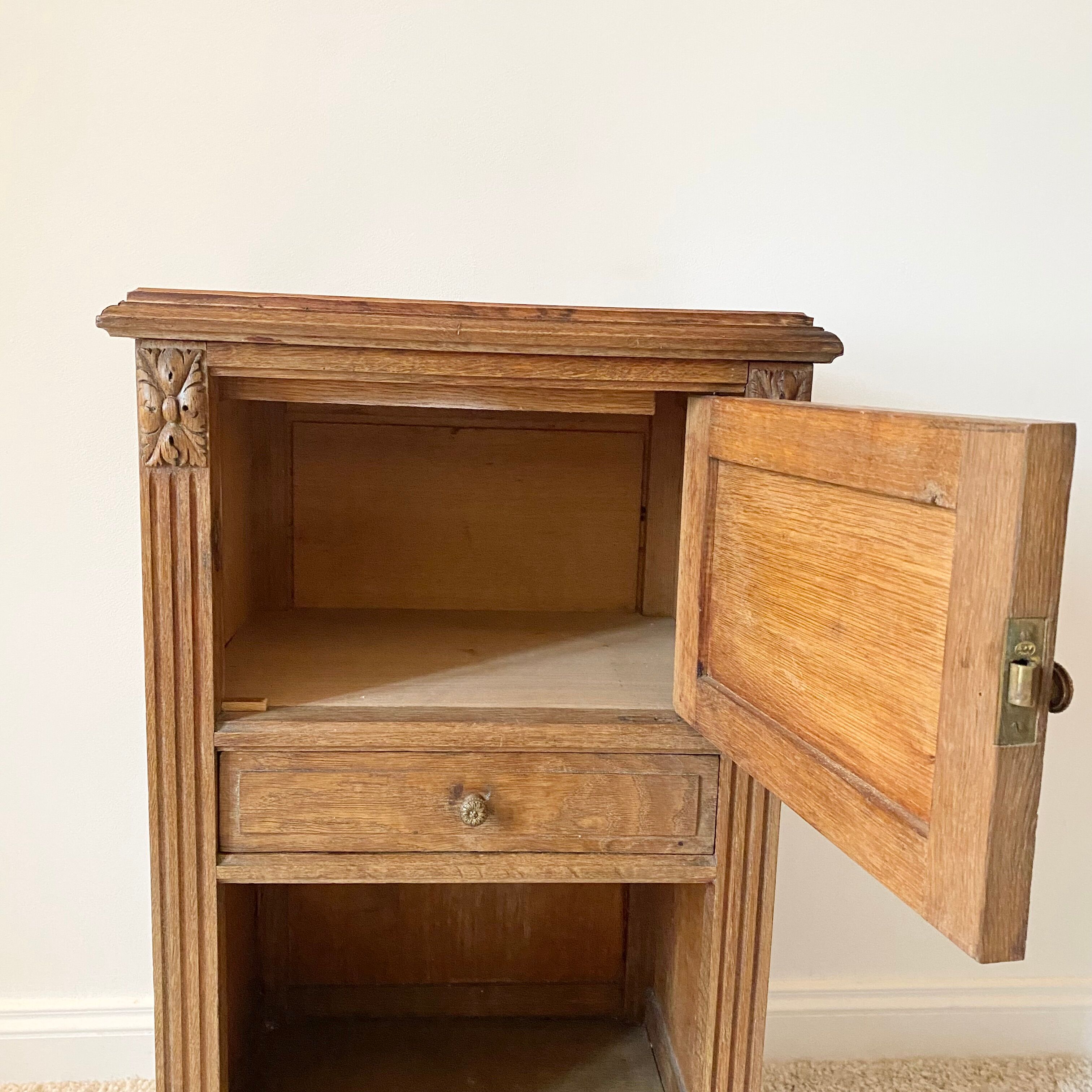 Antique bedside table