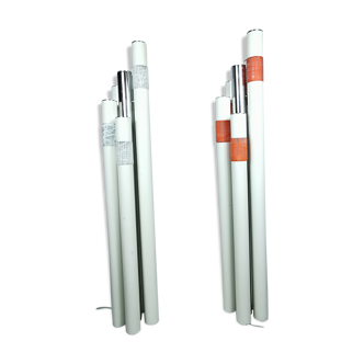 Pair of lampposts "Vanessa" by Angelo Brotto for Esperia, circa 1970