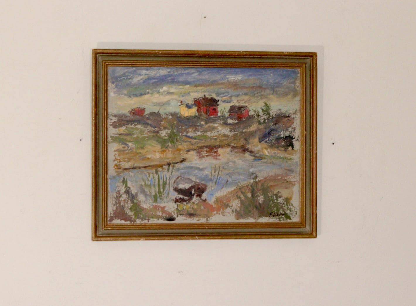 "Serene landscape" – F. Lodin