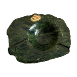 Green alabaster ashtray