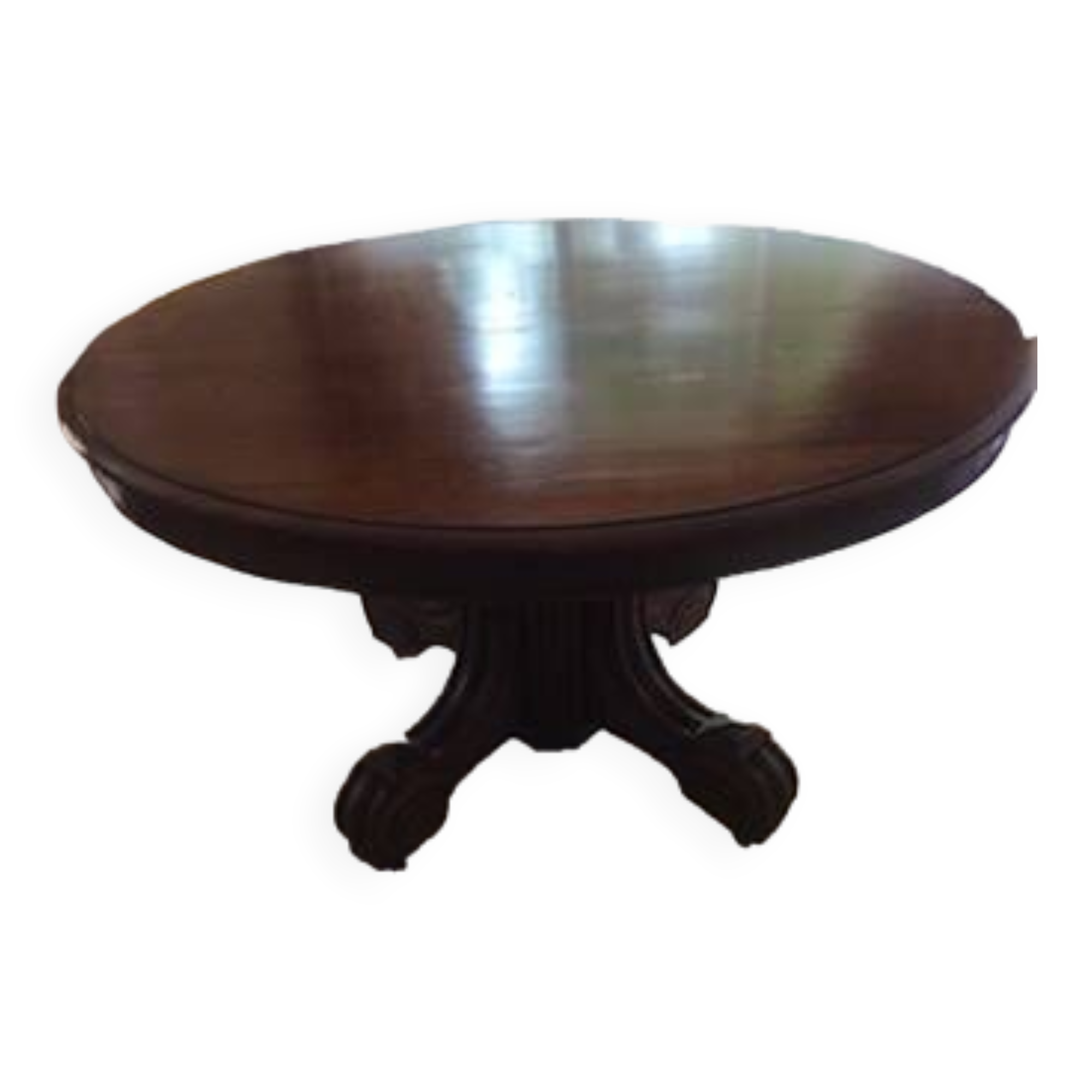 Table extensible en noyer, XIXème s.