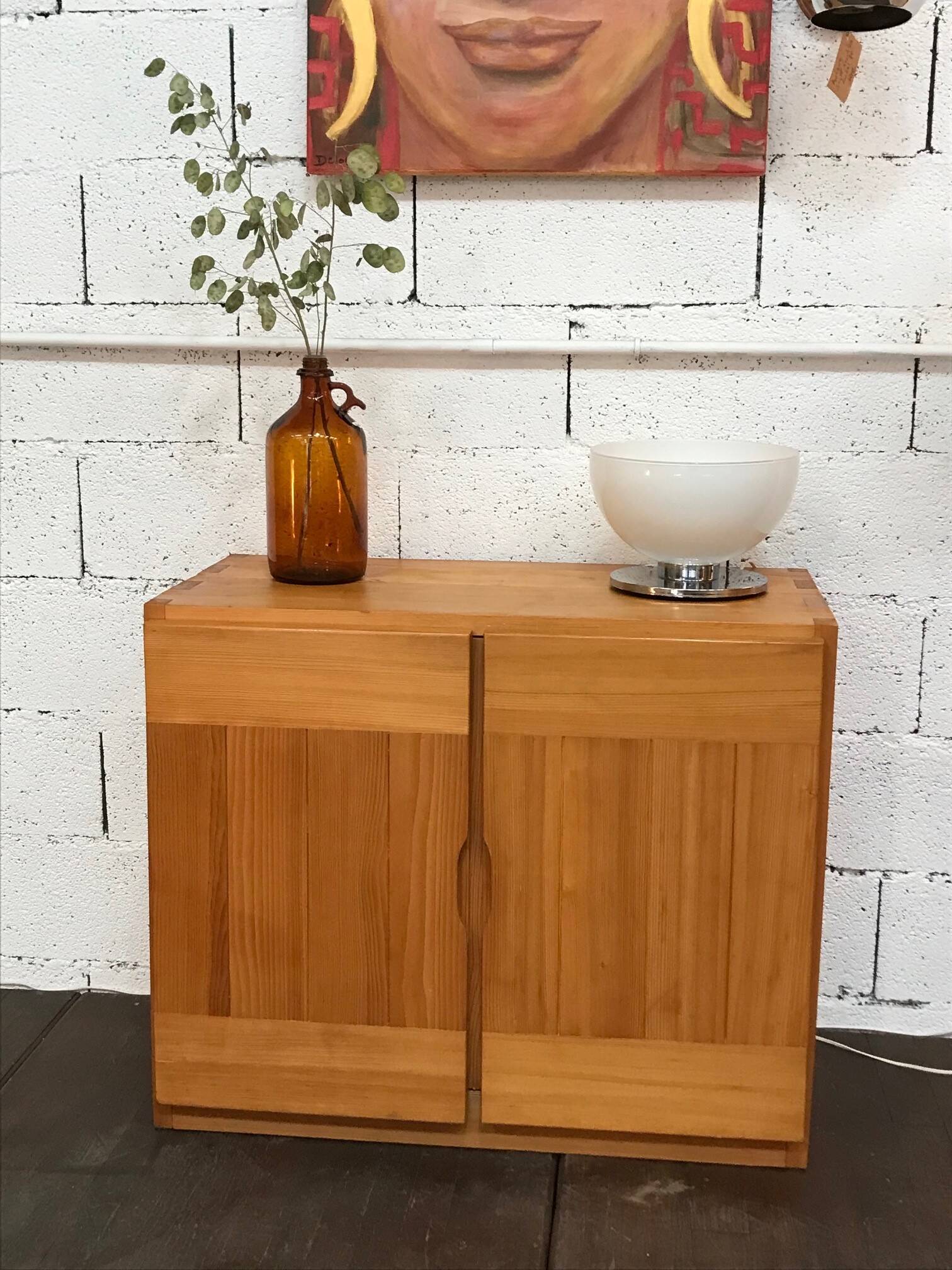 Vintage sideboard by Roland Haeusler for Maison Regain, 1980s