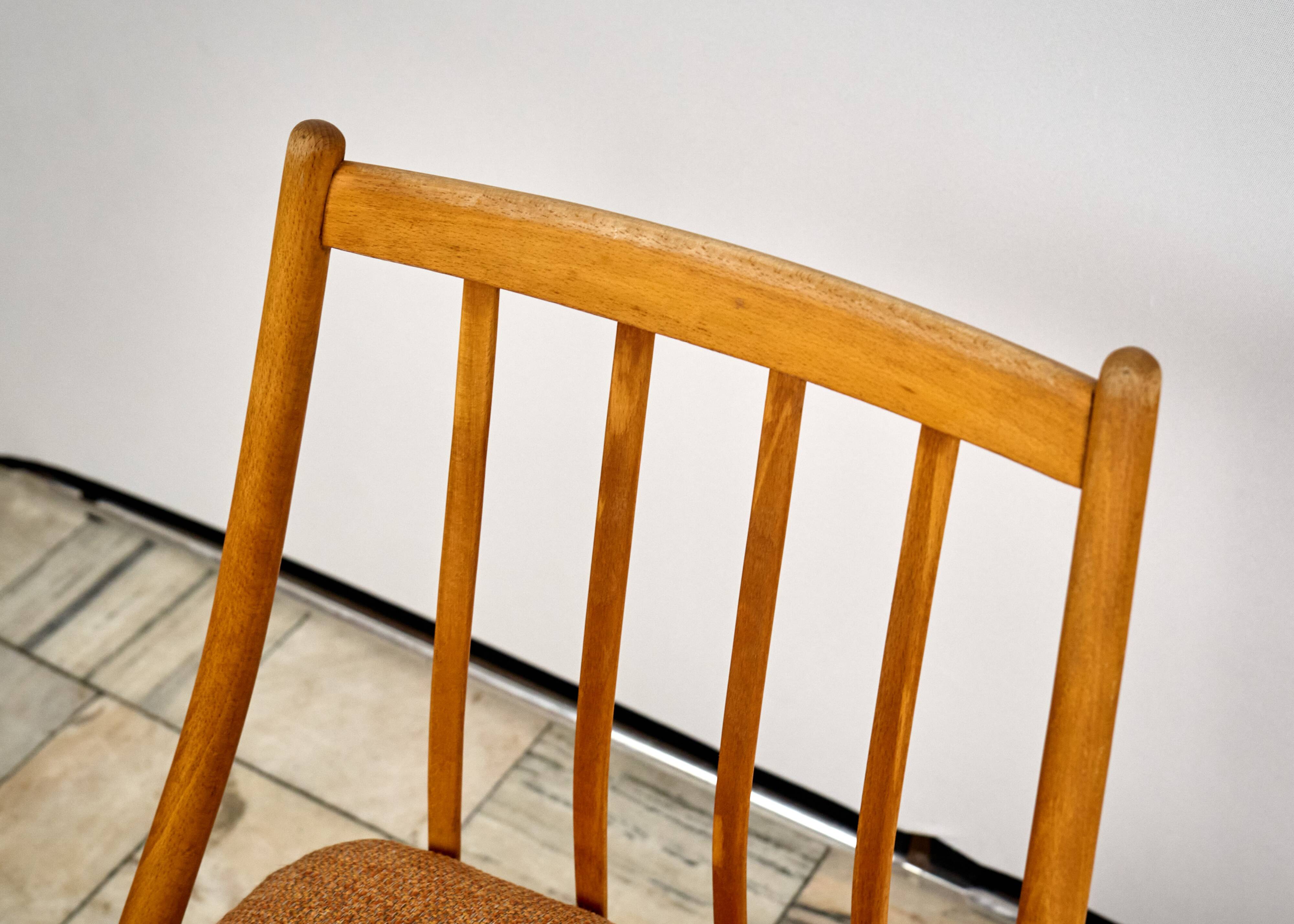 Set of 3 Dining Chairs by A. Suman, 1960s, Czechoslovakia