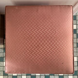 Repose Pied en Tissu Rose