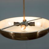 Bauhaus / Functionalist Copper Chandelier UFO, 1930s