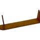 Vintage wooden wall rack bookshelf