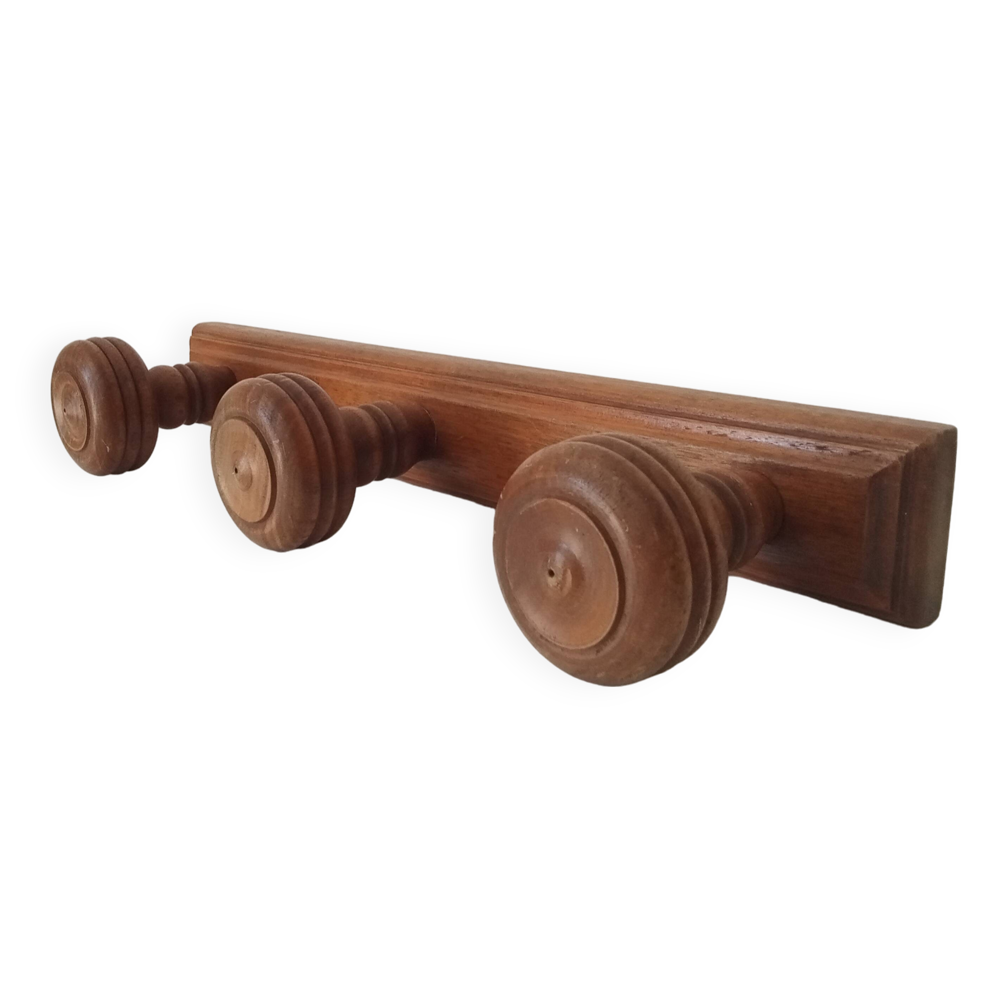 Rustic vintage wall coat rack