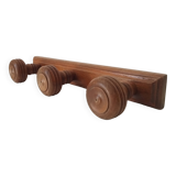 Rustic vintage wall coat rack