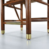 Viggo Hardie-Fischer, set of 6 Danish church chairs in oak for Sorø Møbelfabrik. 1950s