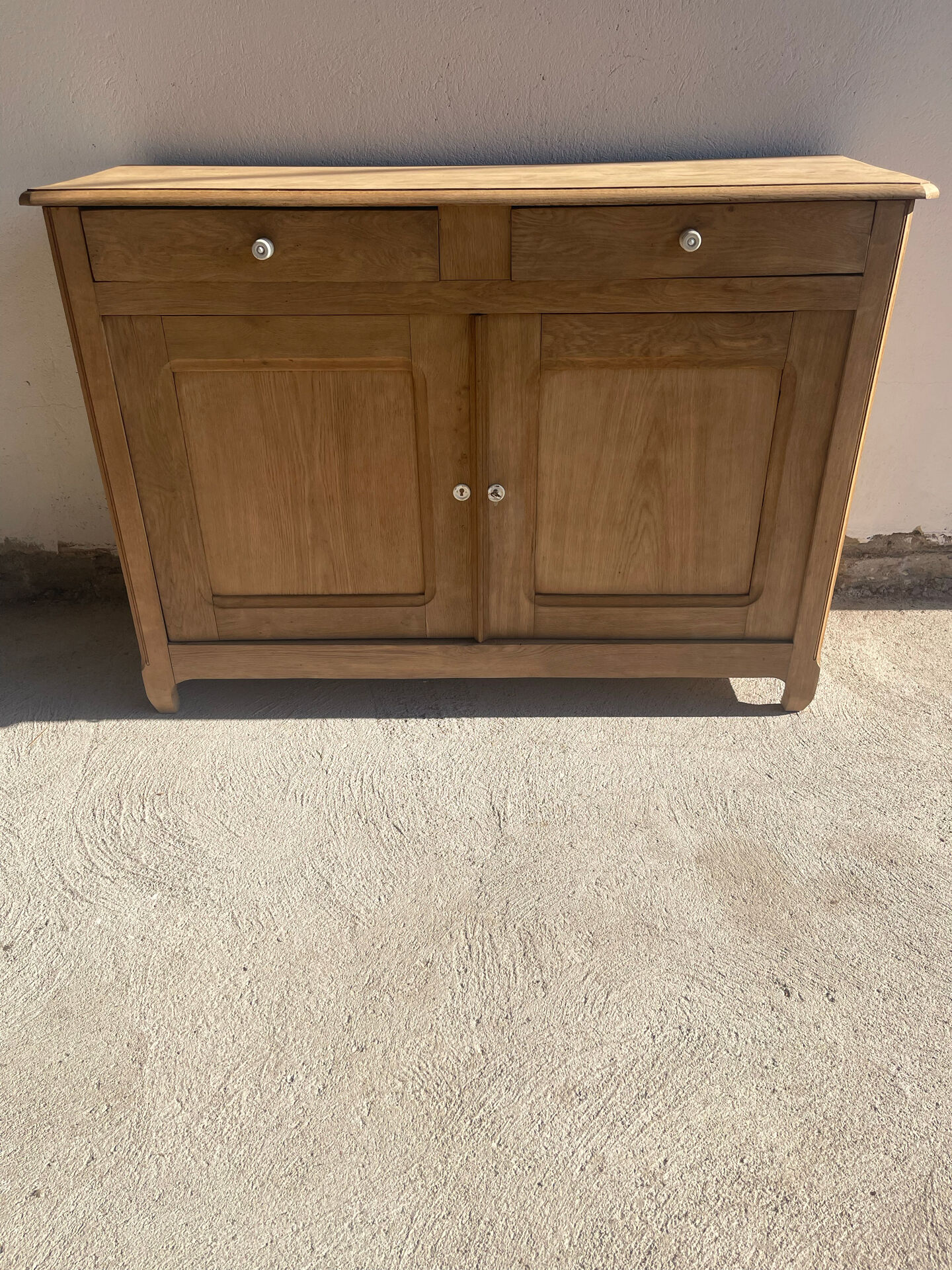 Chic rustic wooden buffet
