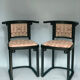 Set of 4 Josef Hoffmann Cabaret Fledermaus Dining Chairs For Wittmann Austria