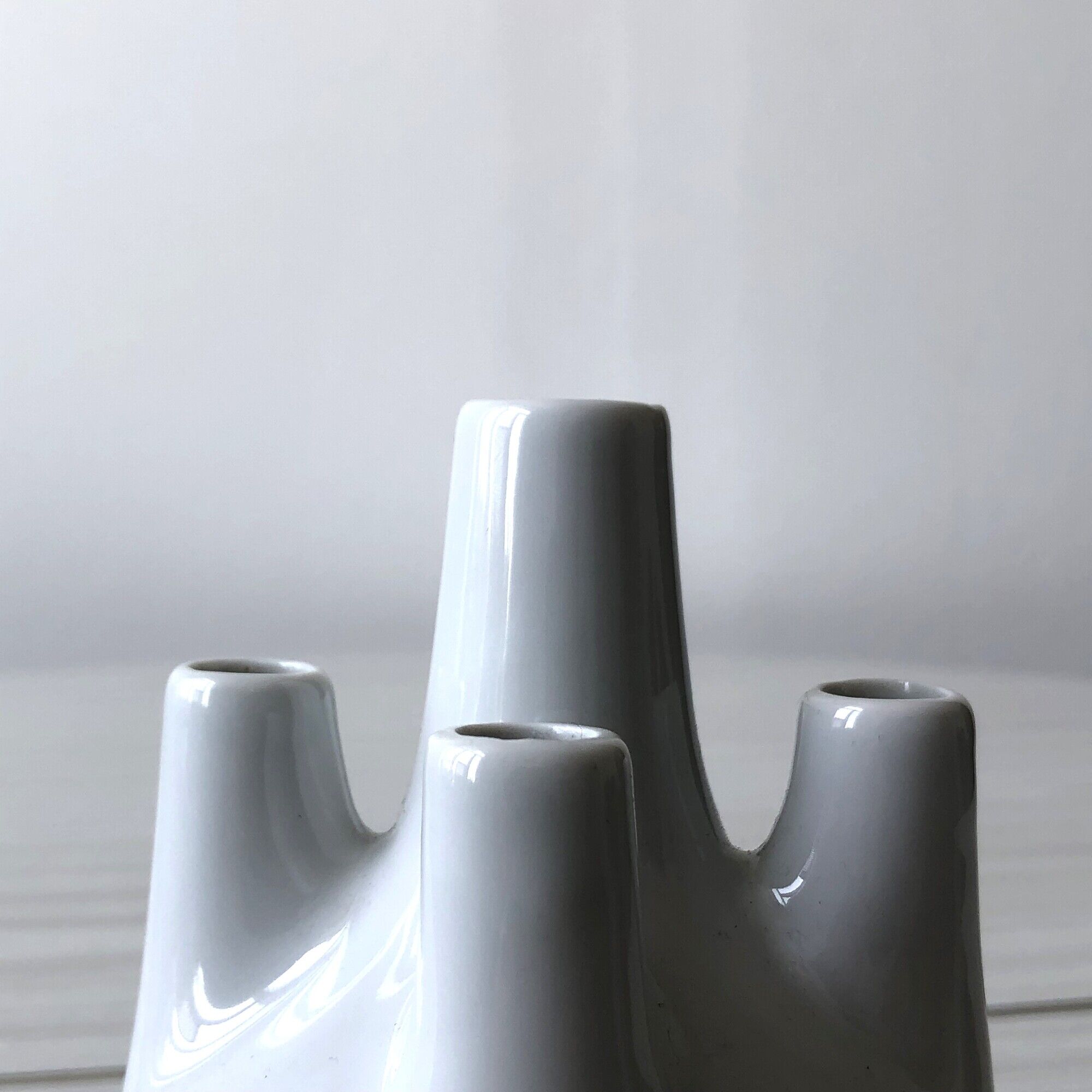 Flower pise vase in porcelain