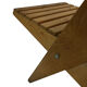 Wooden garden chair folding from the 70s in the Netherlands