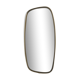 Vintage mirror 1960 asymmetrical mirror - 46 x 24 cm
