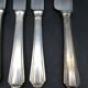 8 knives and 1 serving knife in silver metal Deetjen