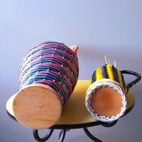 Scoubidous bottles 60s