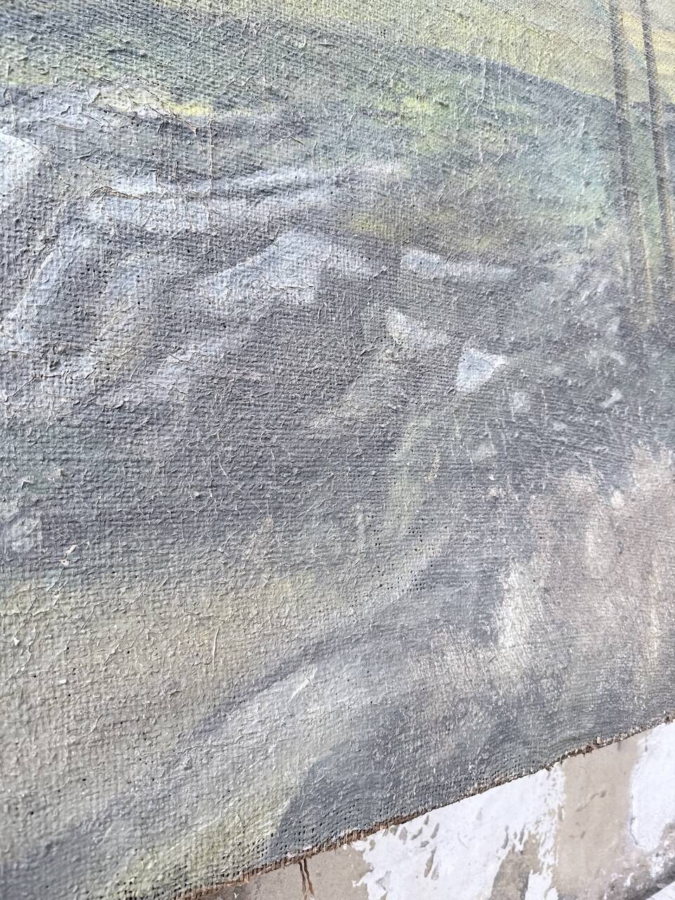 Giant XXL theatre painting 1950