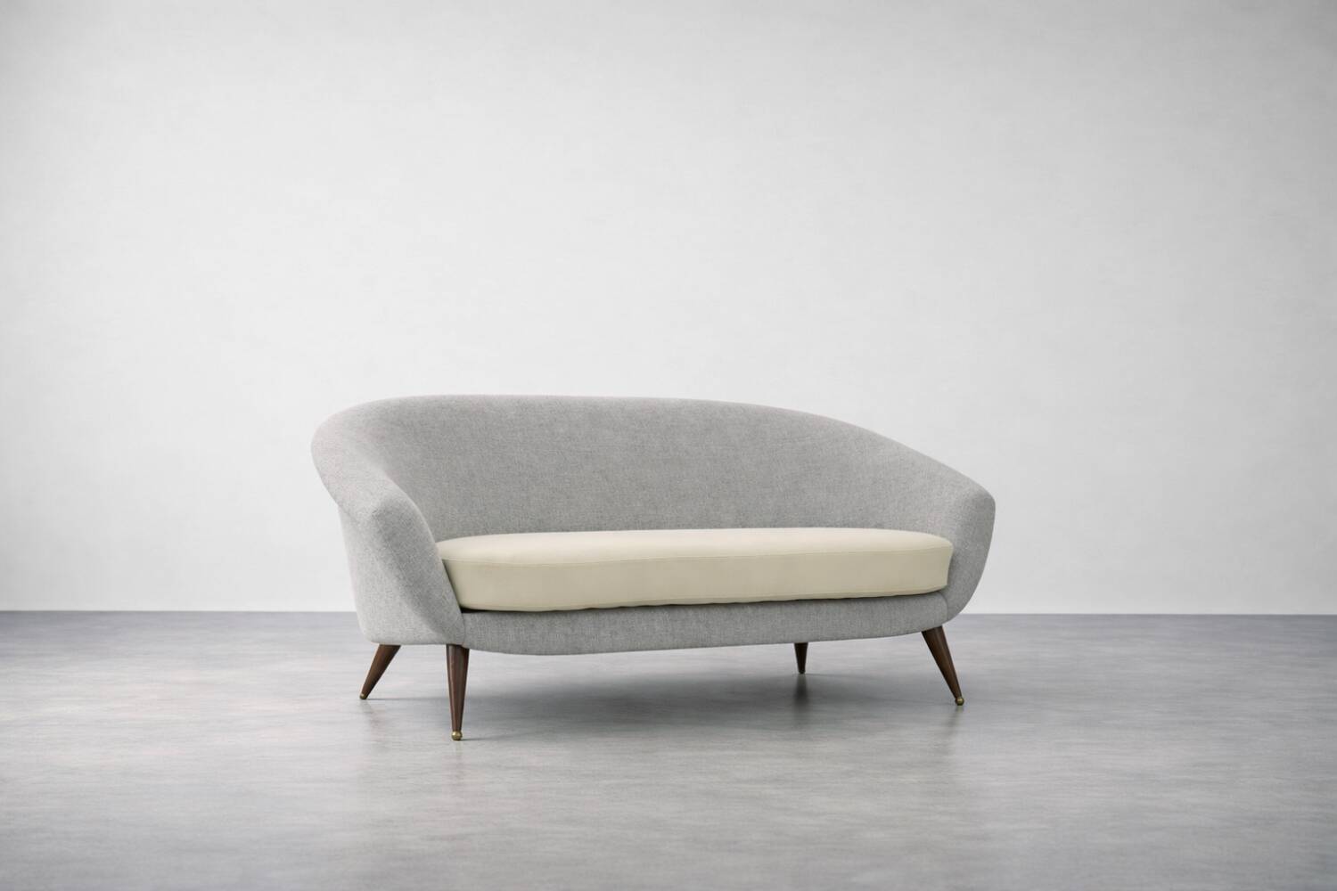 Canapé Tellus suédois vintage moderne du milieu du siècle, par Folke Jansson, années 1950
